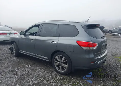 2015 Nissan Pathfinder Platinum z USA, uszkodzony, nr VIN 5N1AR2MN2FC627653